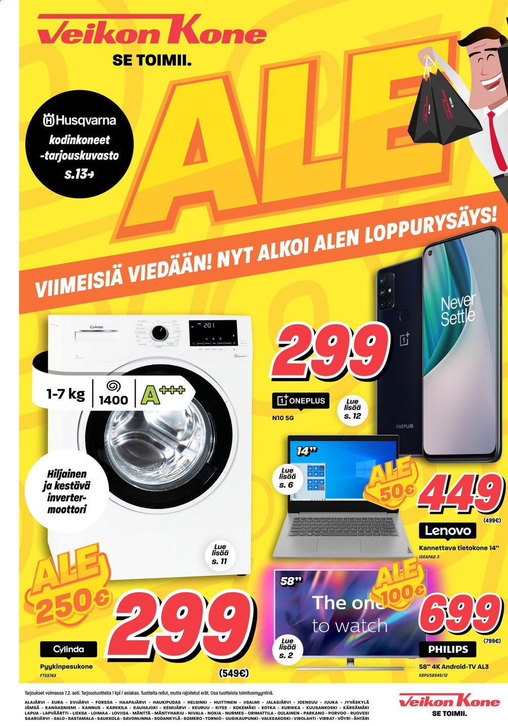 Veikon Kone tarjoukset - 01.02.2021 - 07.02.2021. Sivu 1