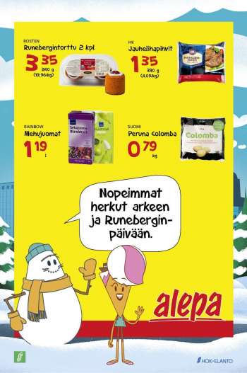 Alepa tarjoukset  - 02.02.2021 - 08.02.2021.