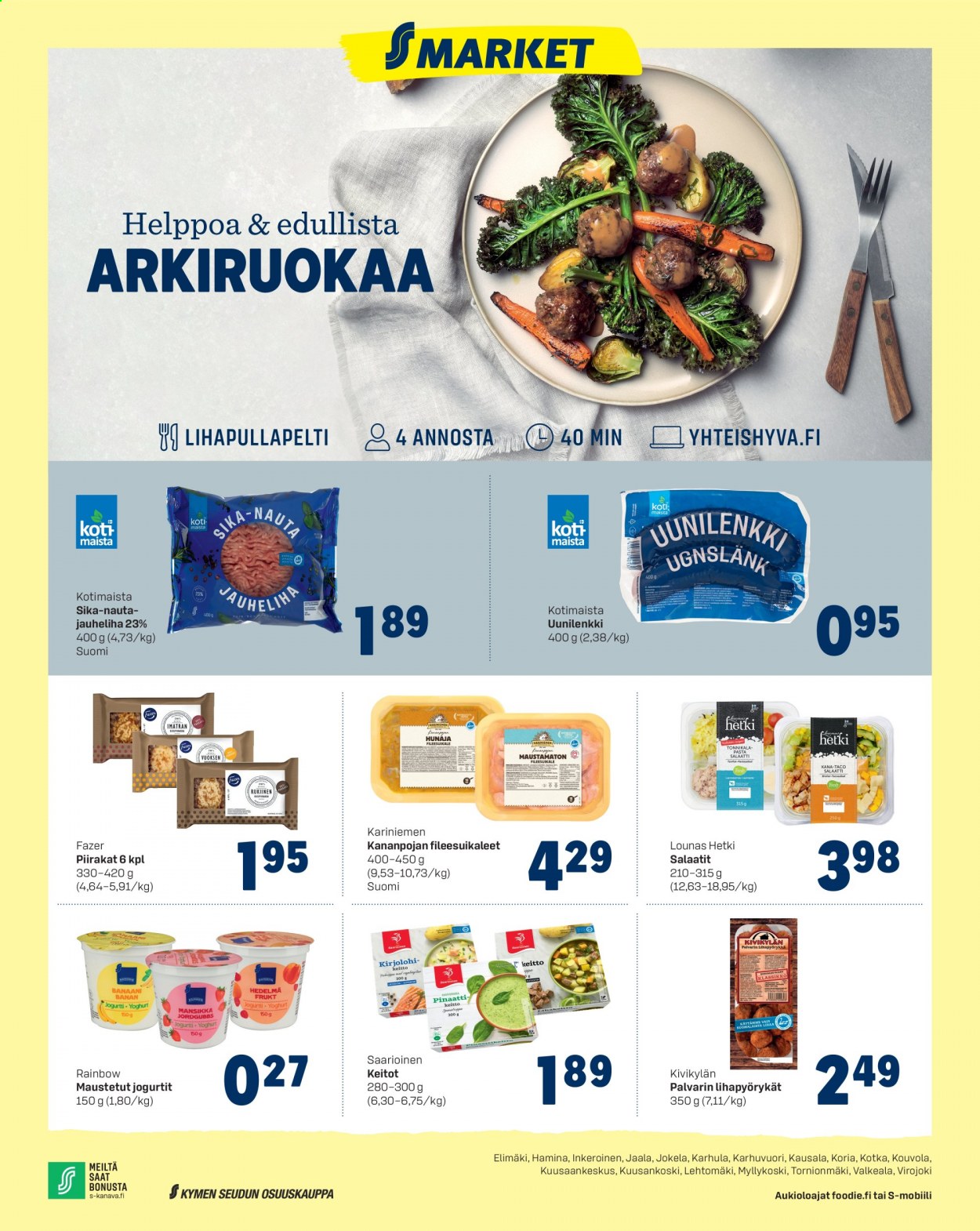 S-market tarjoukset - 03.02.2021 - 07.02.2021. Sivu 1