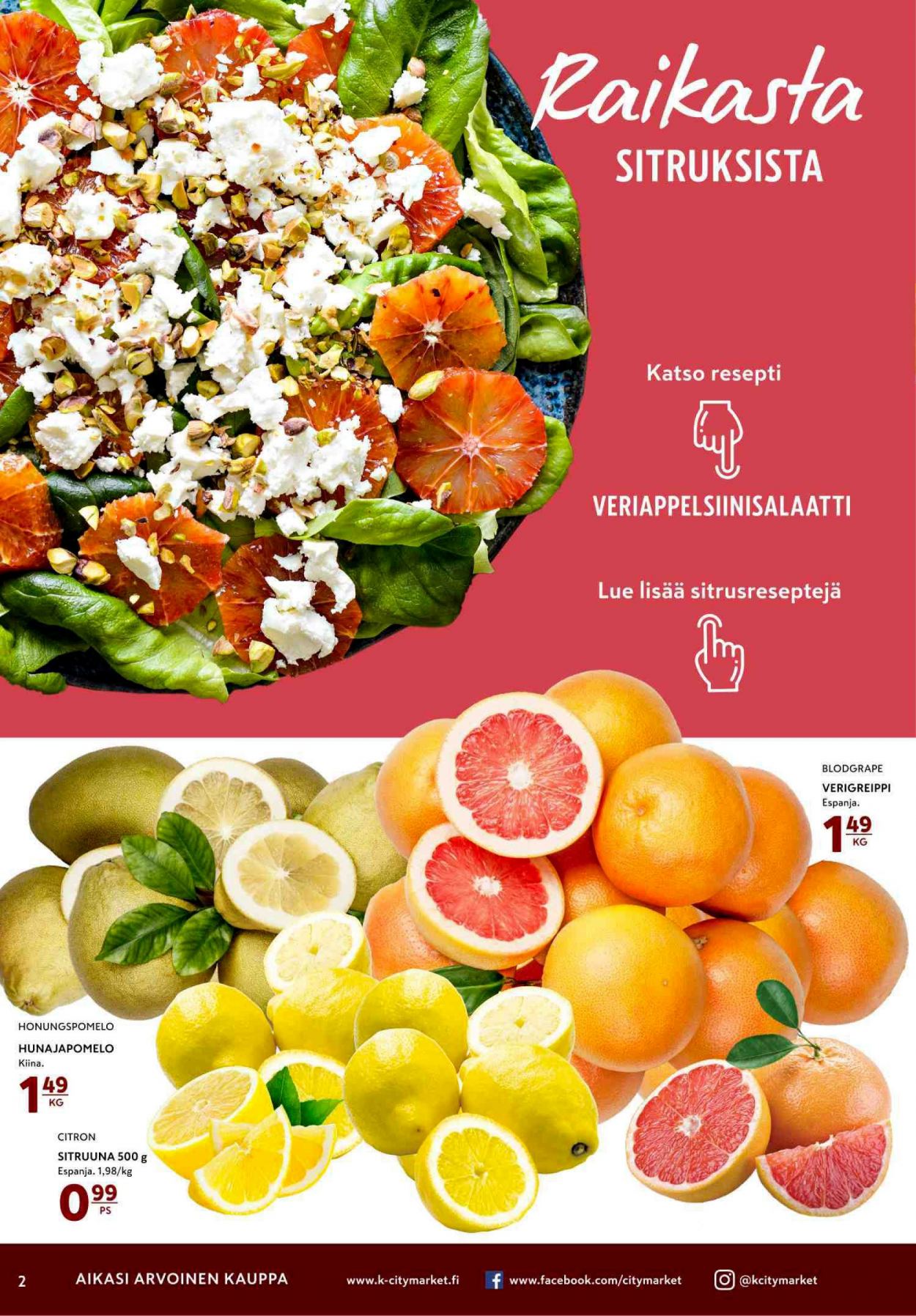 K-citymarket tarjoukset - 04.02.2021 - 07.02.2021. Sivu 2