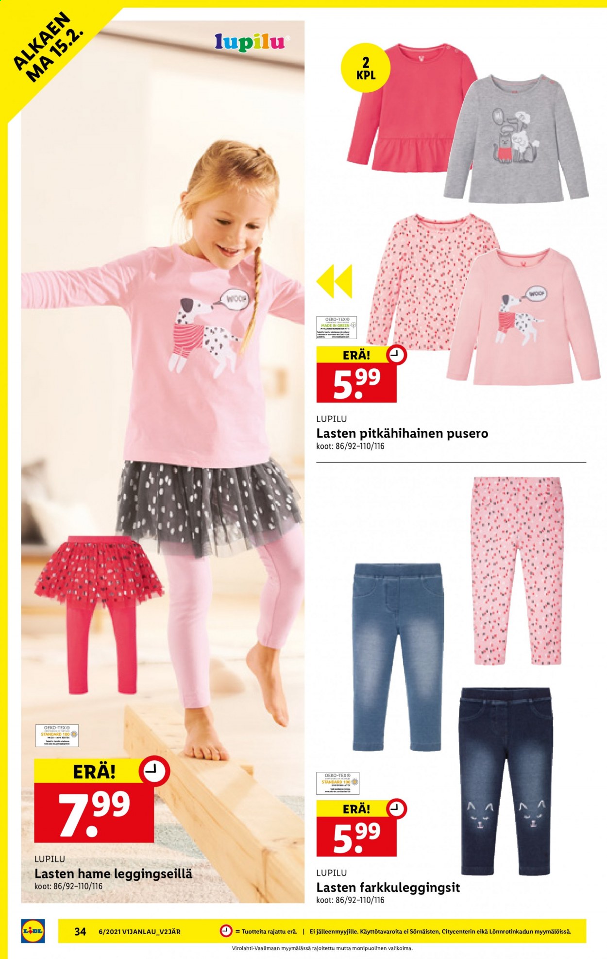 Lidl tarjoukset - 11.02.2021 - 17.02.2021. Sivu 34