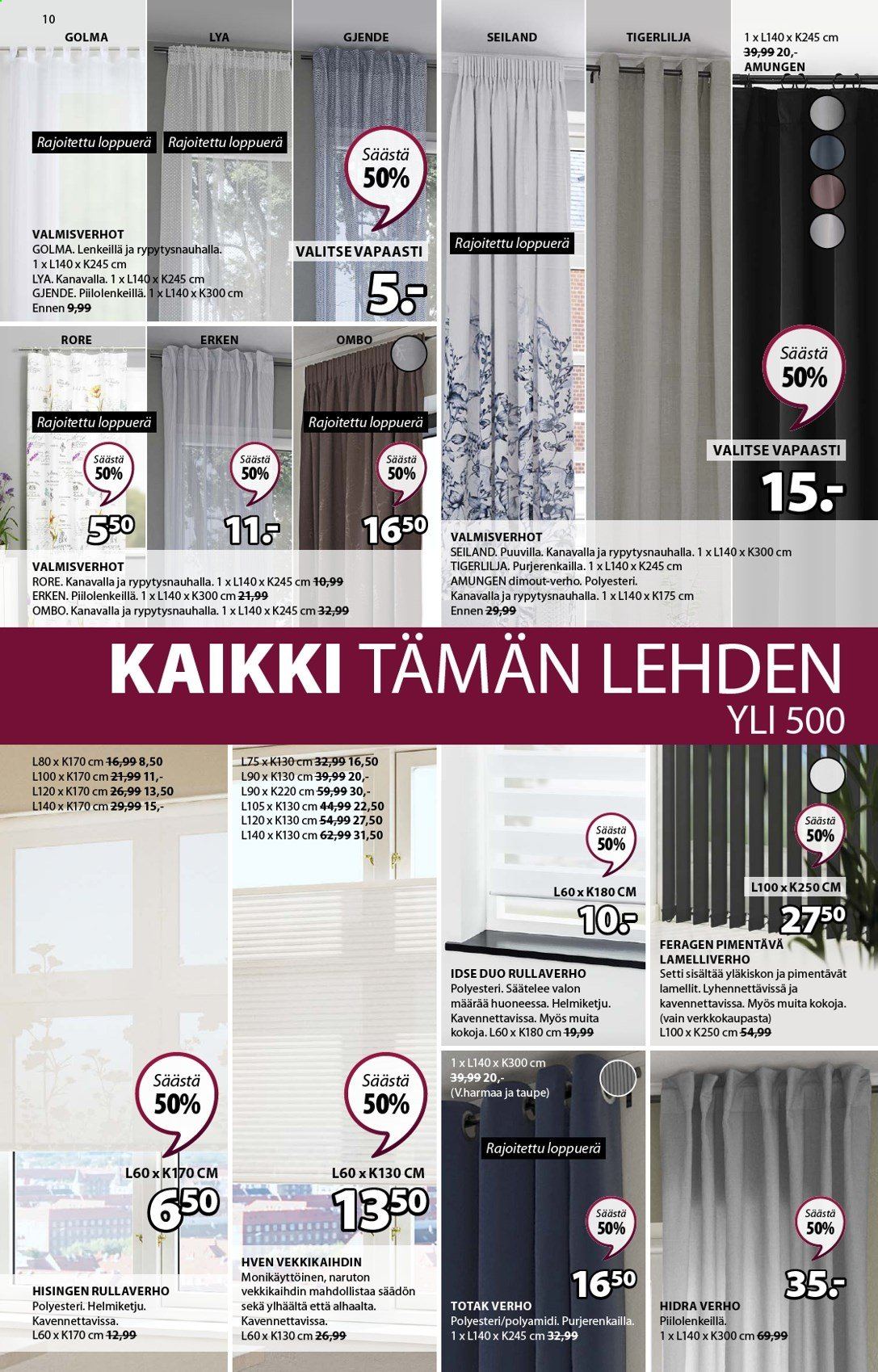 JYSK tarjoukset - 08.02.2021 - 14.02.2021. Sivu 10