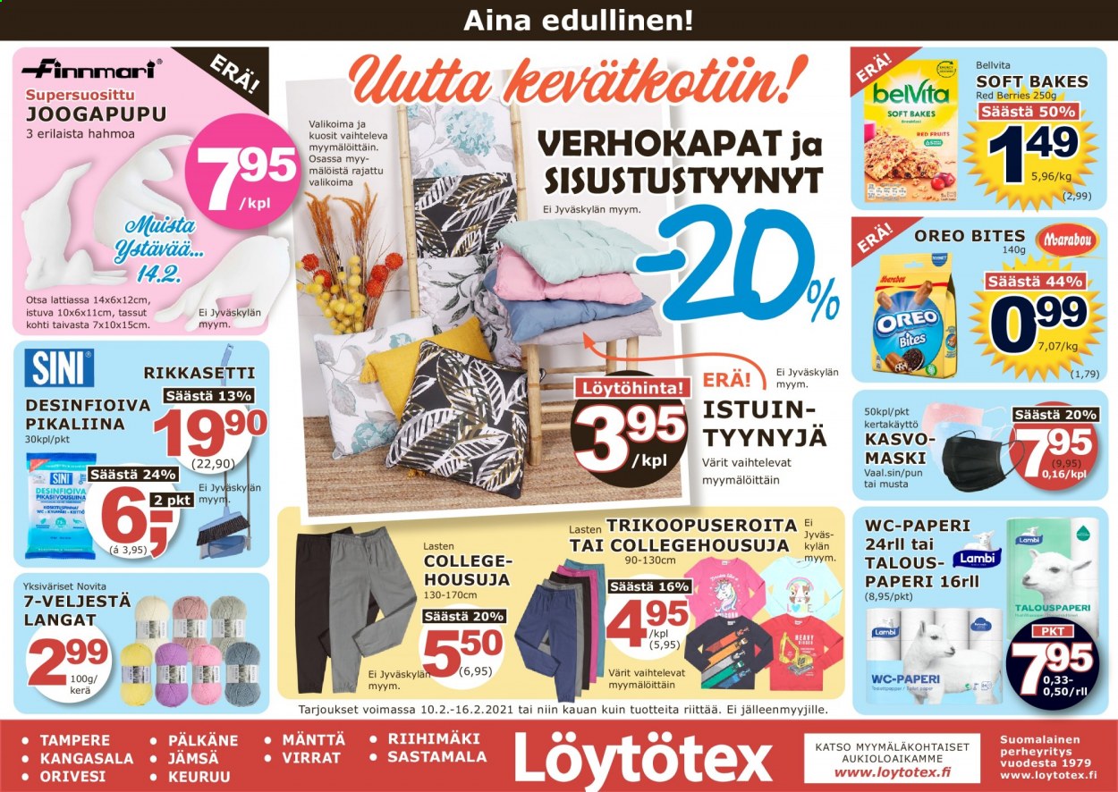 Löytötex tarjoukset - 10.02.2021 - 16.02.2021. Sivu 1