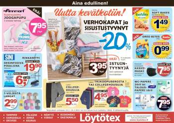 Löytötex tarjoukset  - 10.02.2021 - 16.02.2021.