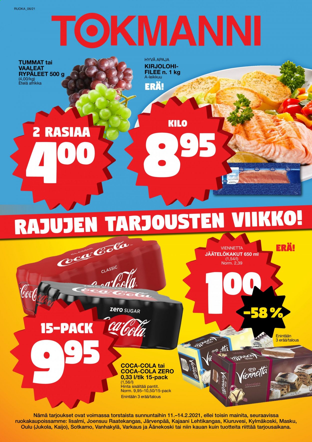 Tokmanni tarjoukset - 11.02.2021 - 14.02.2021. Sivu 1