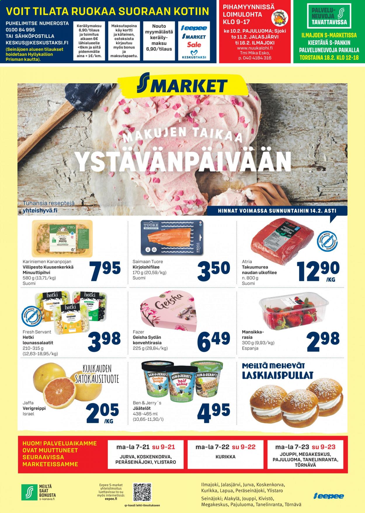 S-market tarjoukset - 11.02.2021 - 14.02.2021. Sivu 1