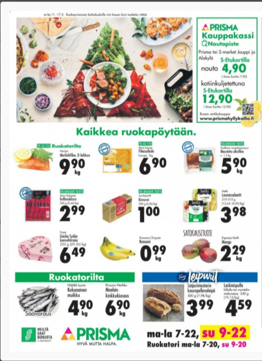 Prisma tarjoukset - 11.02.2021 - 17.02.2021. Sivu 1