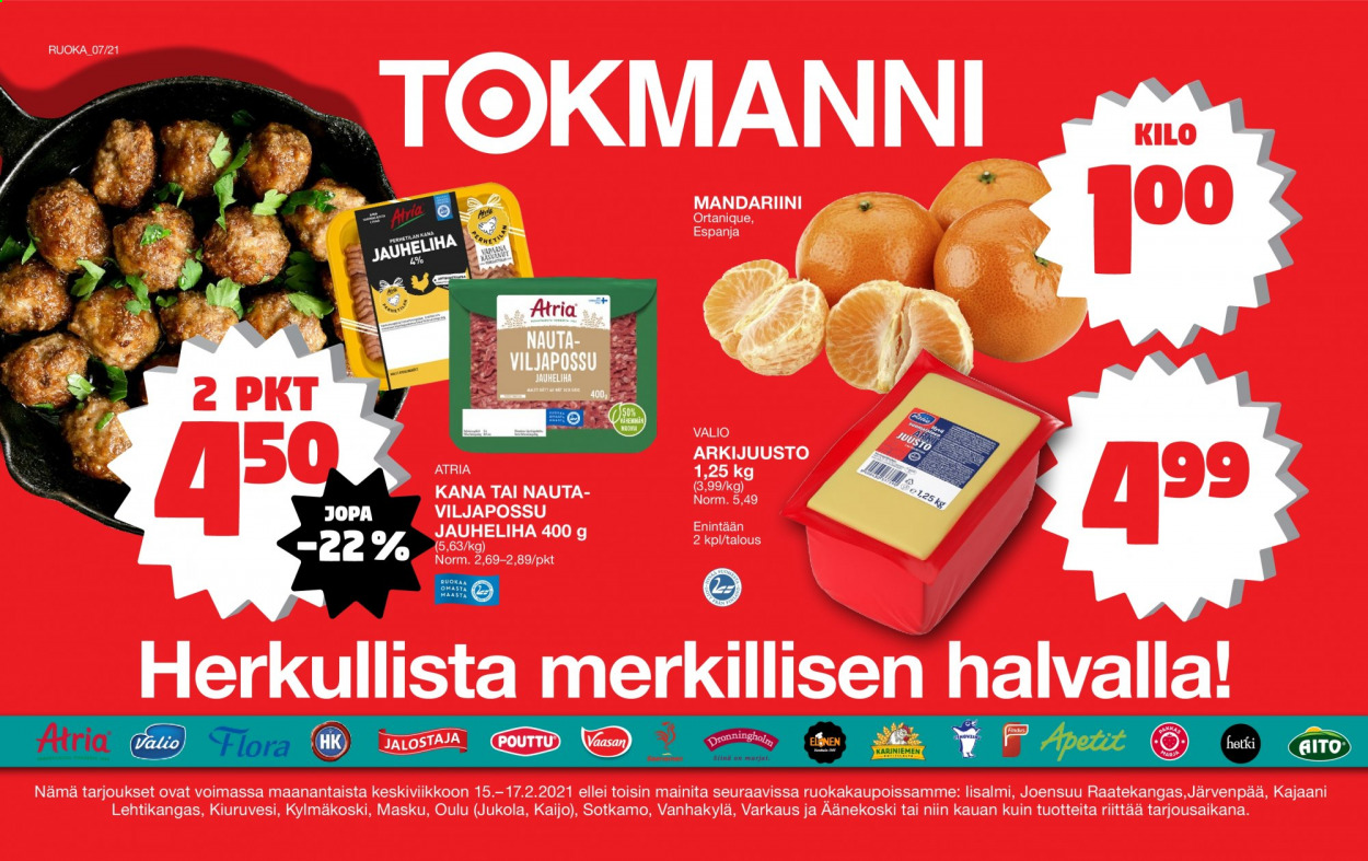Tokmanni tarjoukset - 15.02.2021 - 17.02.2021. Sivu 1