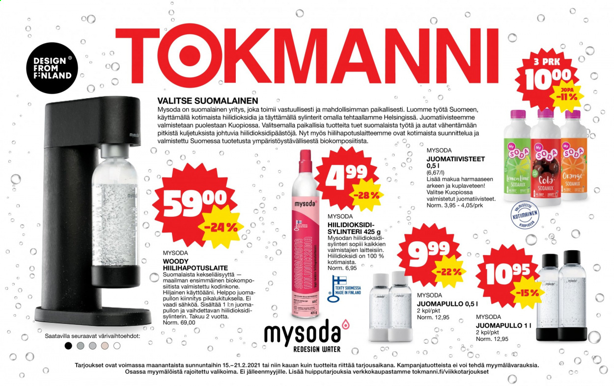 Tokmanni tarjoukset - 15.02.2021 - 21.02.2021. Sivu 1