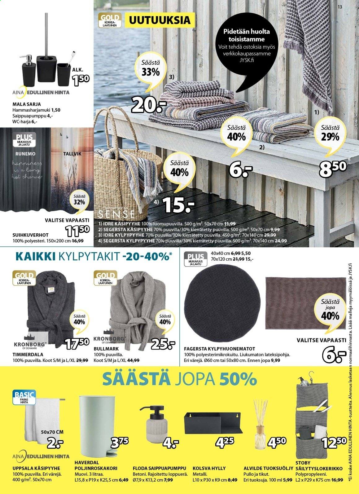 JYSK tarjoukset - 15.02.2021 - 21.02.2021. Sivu 13