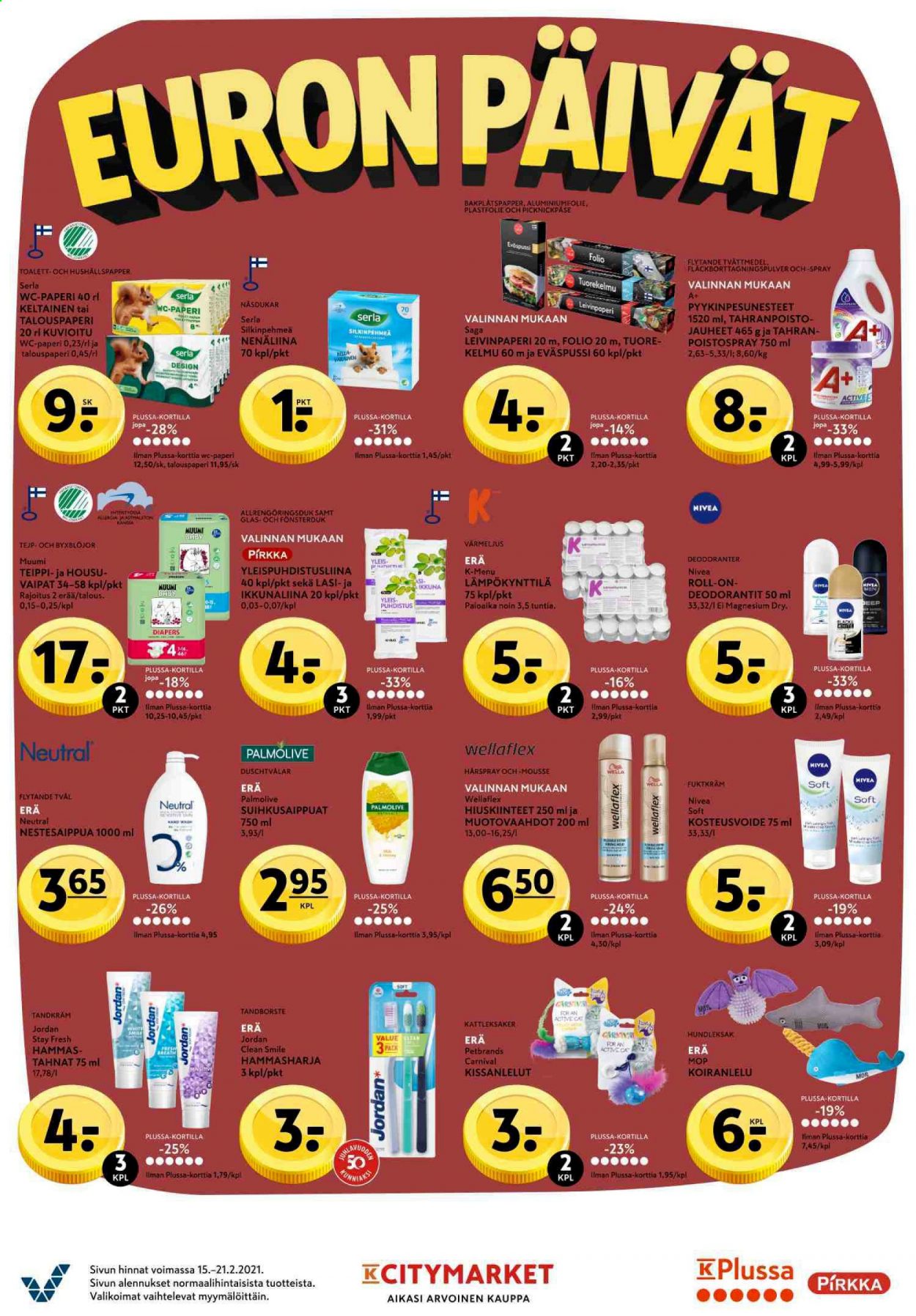 K-citymarket tarjoukset - 15.02.2021 - 17.02.2021. Sivu 4