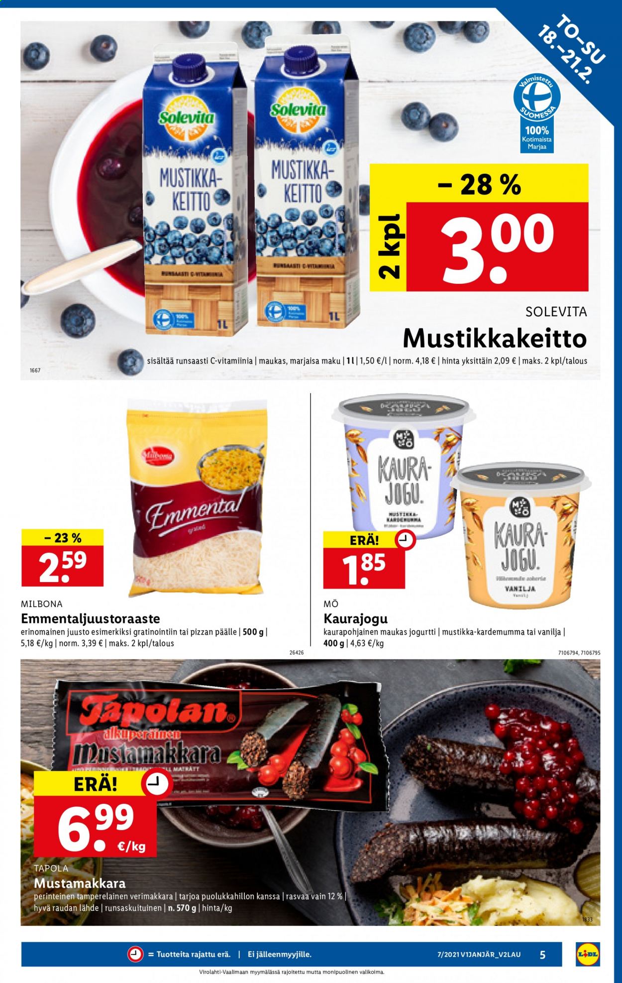 Lidl tarjoukset - 18.02.2021 - 24.02.2021. Sivu 5
