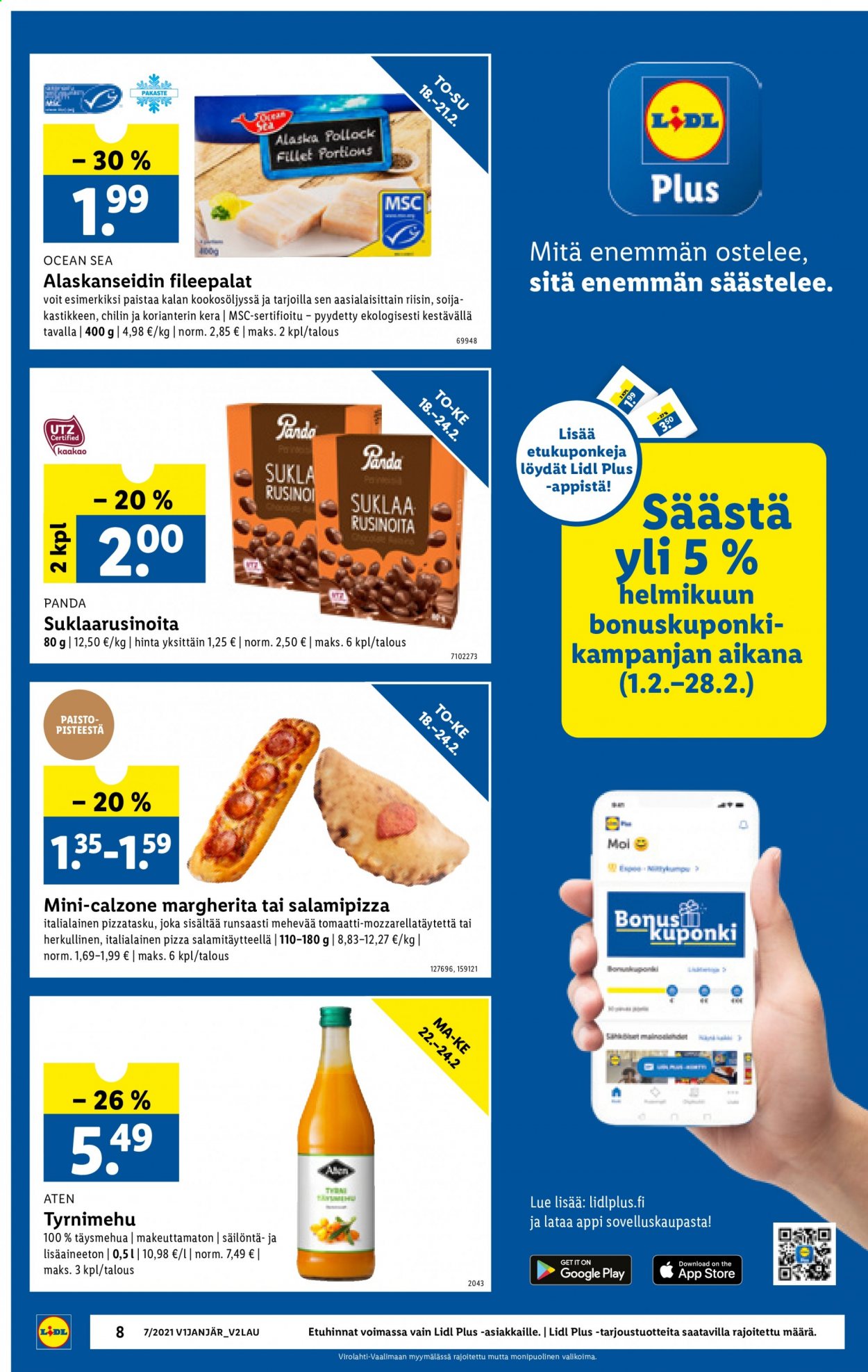 Lidl tarjoukset - 18.02.2021 - 24.02.2021. Sivu 8