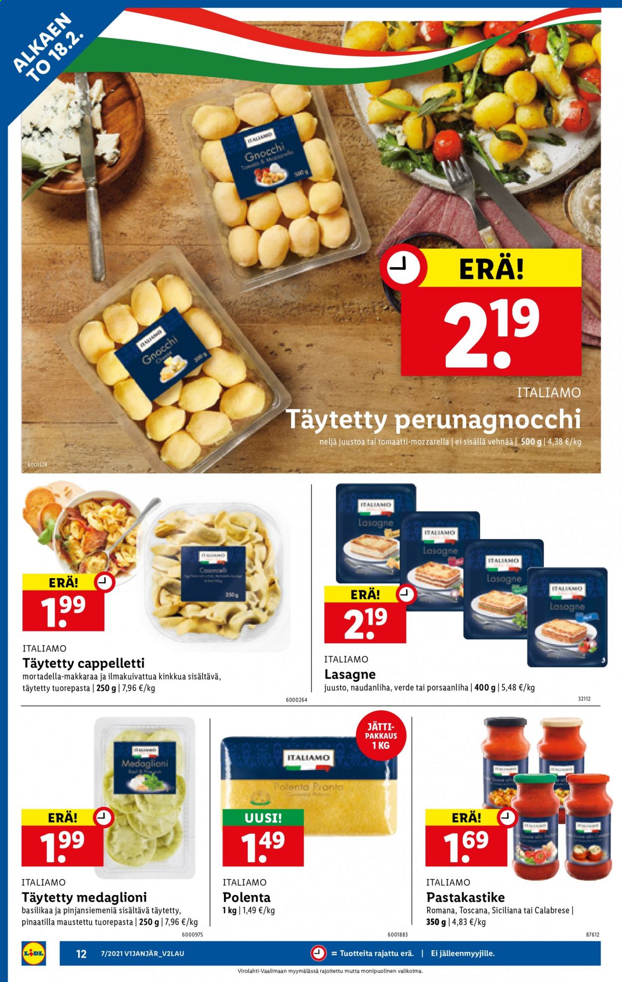 Lidl tarjoukset - 18.02.2021 - 24.02.2021. Sivu 12