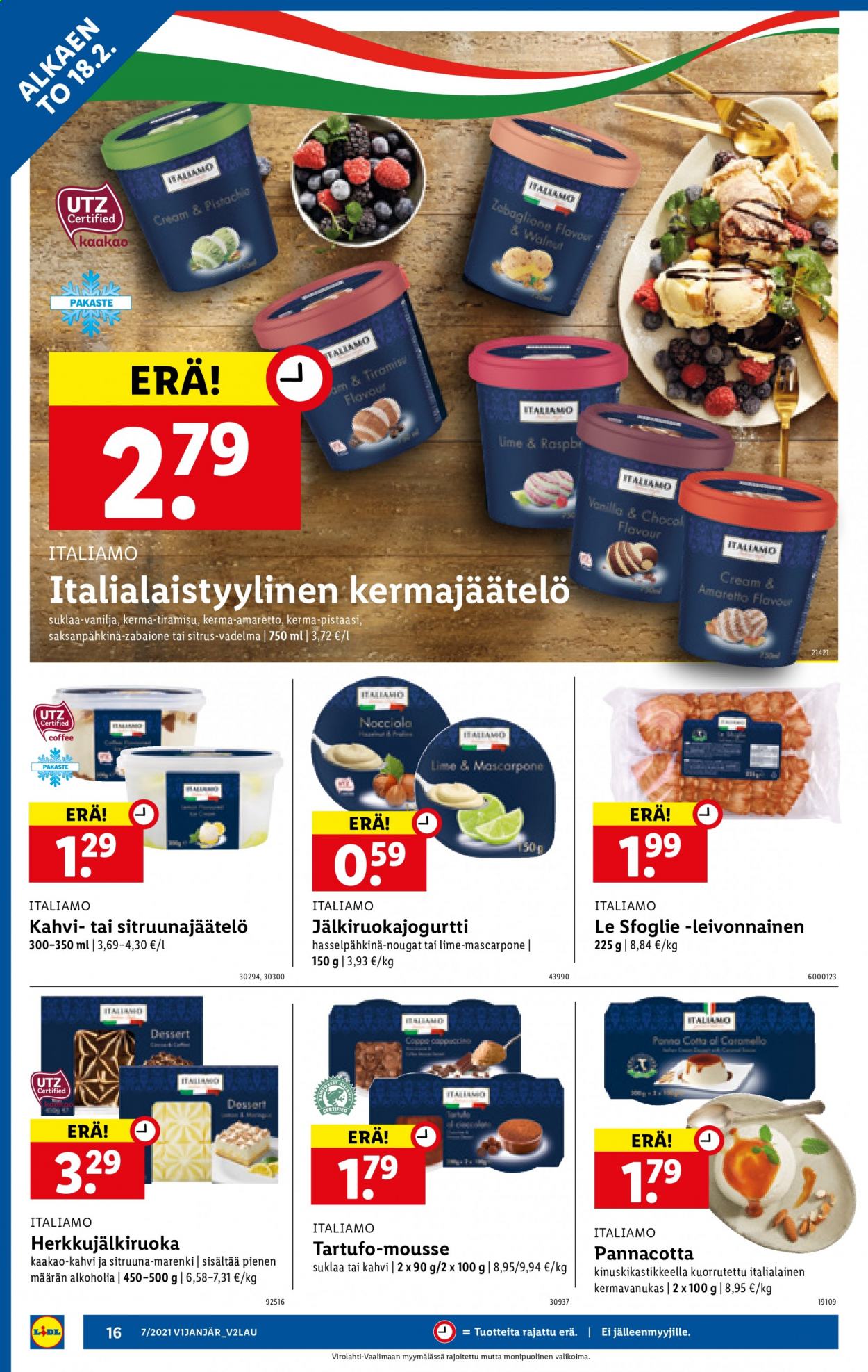 Lidl tarjoukset - 18.02.2021 - 24.02.2021. Sivu 16