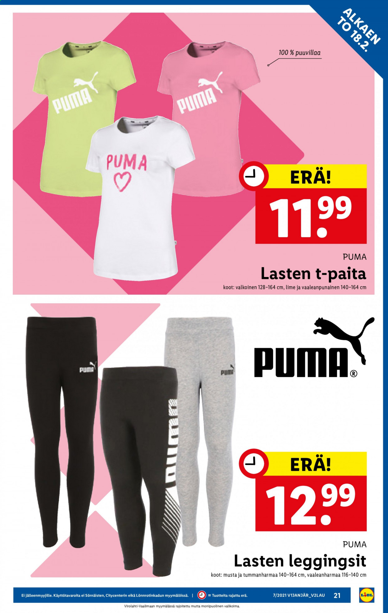 Lidl tarjoukset - 18.02.2021 - 24.02.2021. Sivu 21