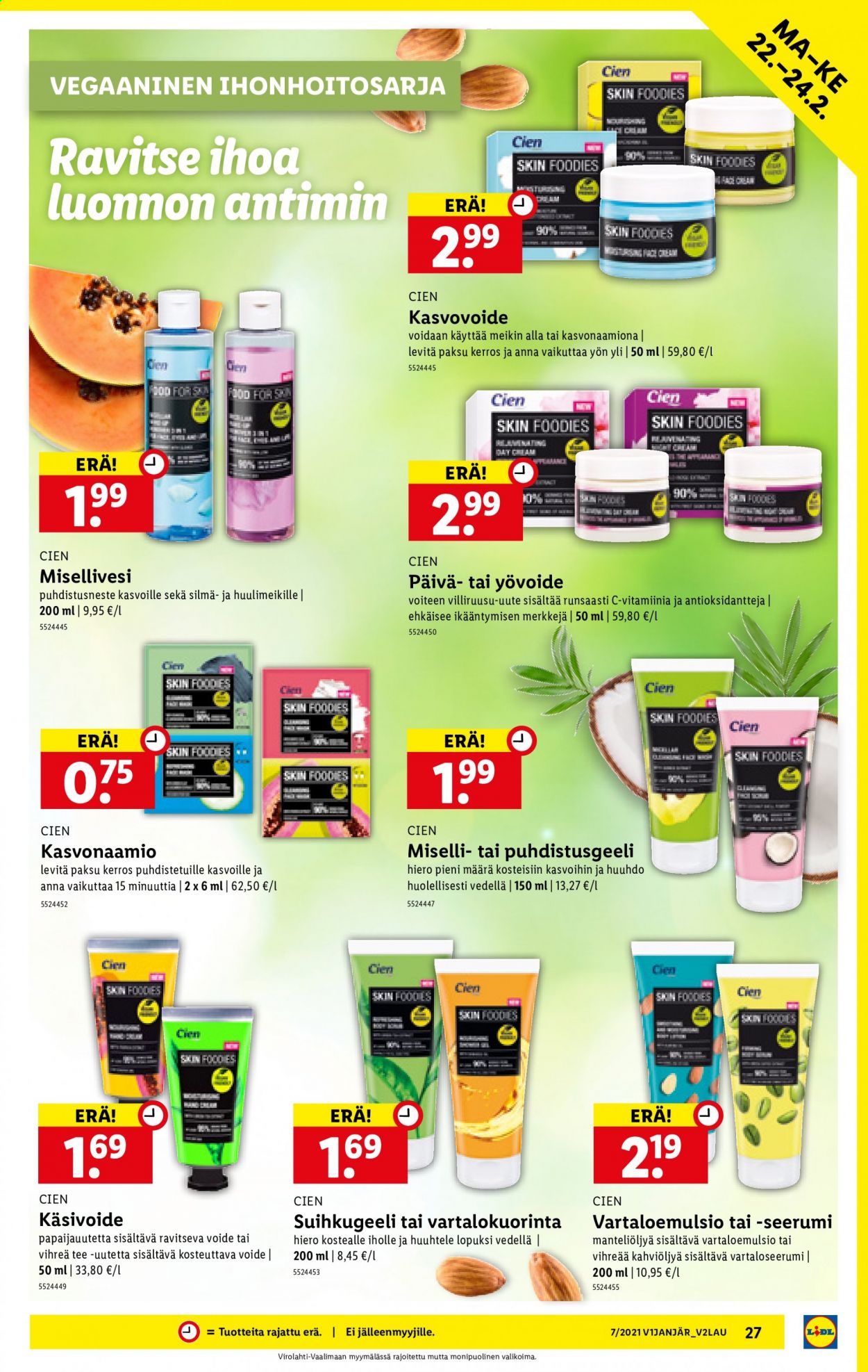Lidl tarjoukset - 18.02.2021 - 24.02.2021. Sivu 27