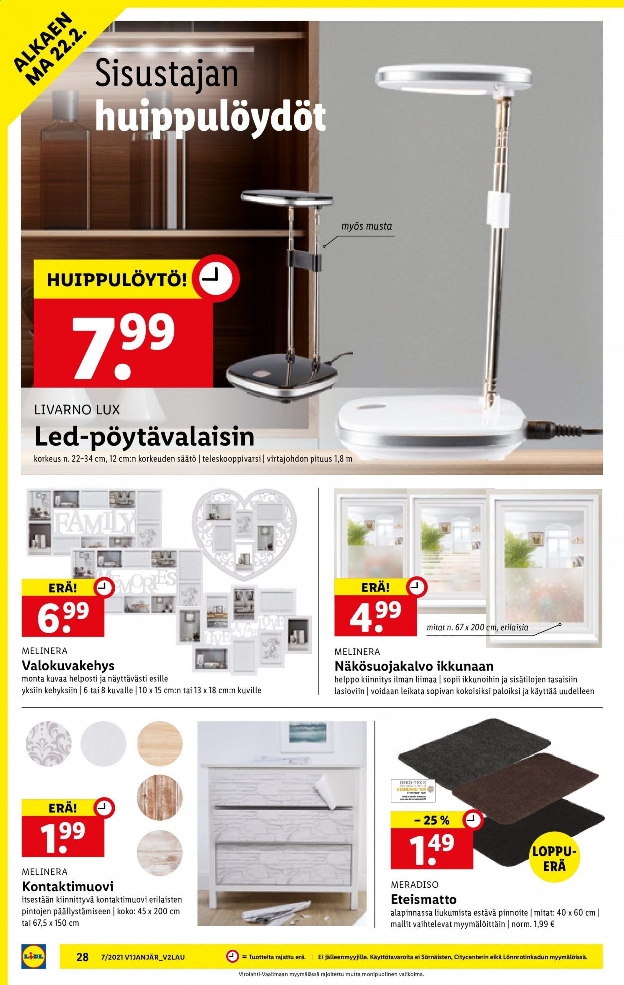 Lidl tarjoukset - 18.02.2021 - 24.02.2021. Sivu 28