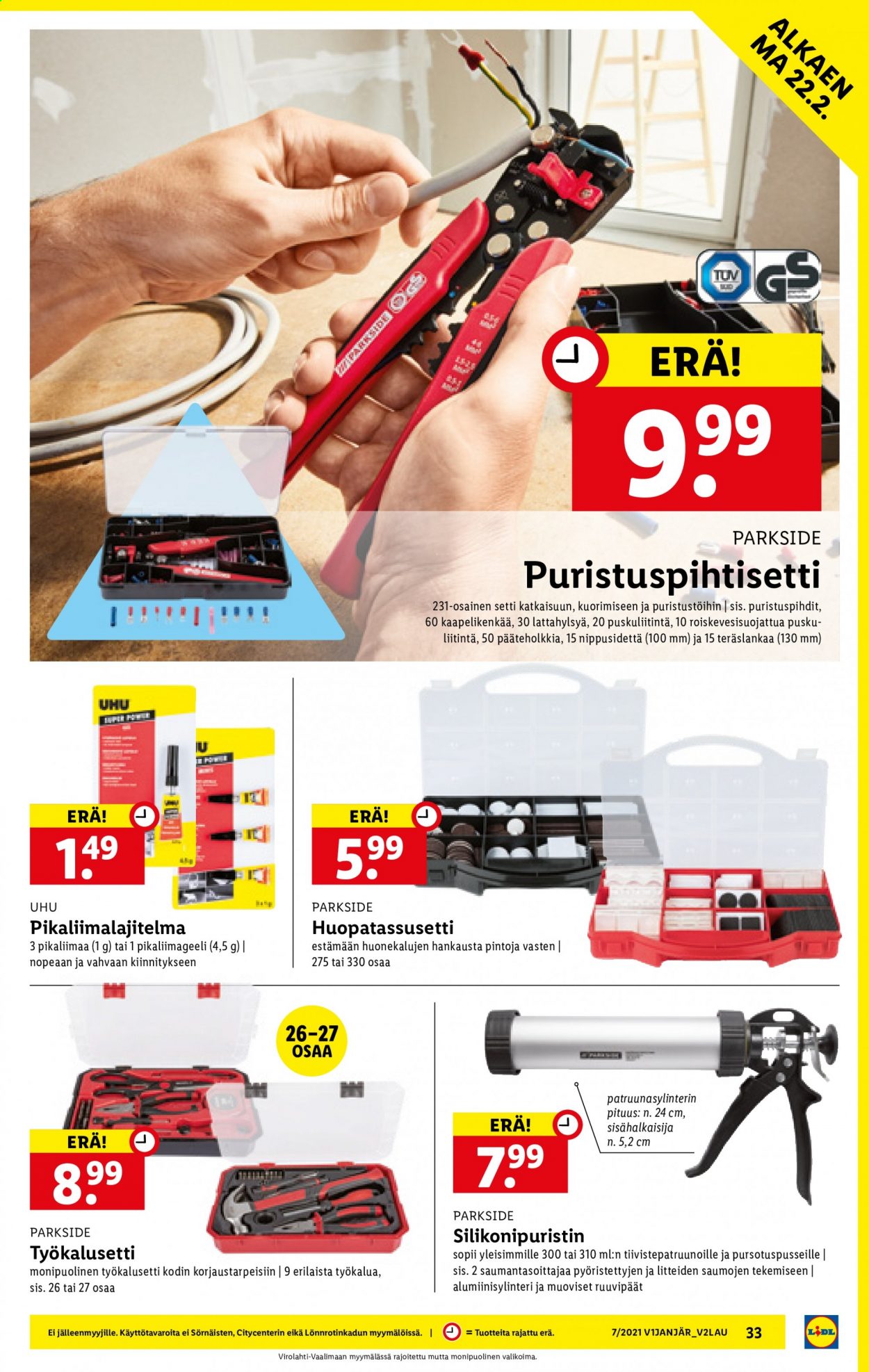 Lidl tarjoukset - 18.02.2021 - 24.02.2021. Sivu 33