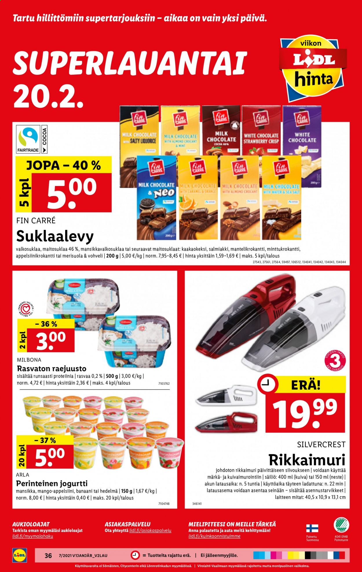 Lidl tarjoukset - 18.02.2021 - 24.02.2021. Sivu 36