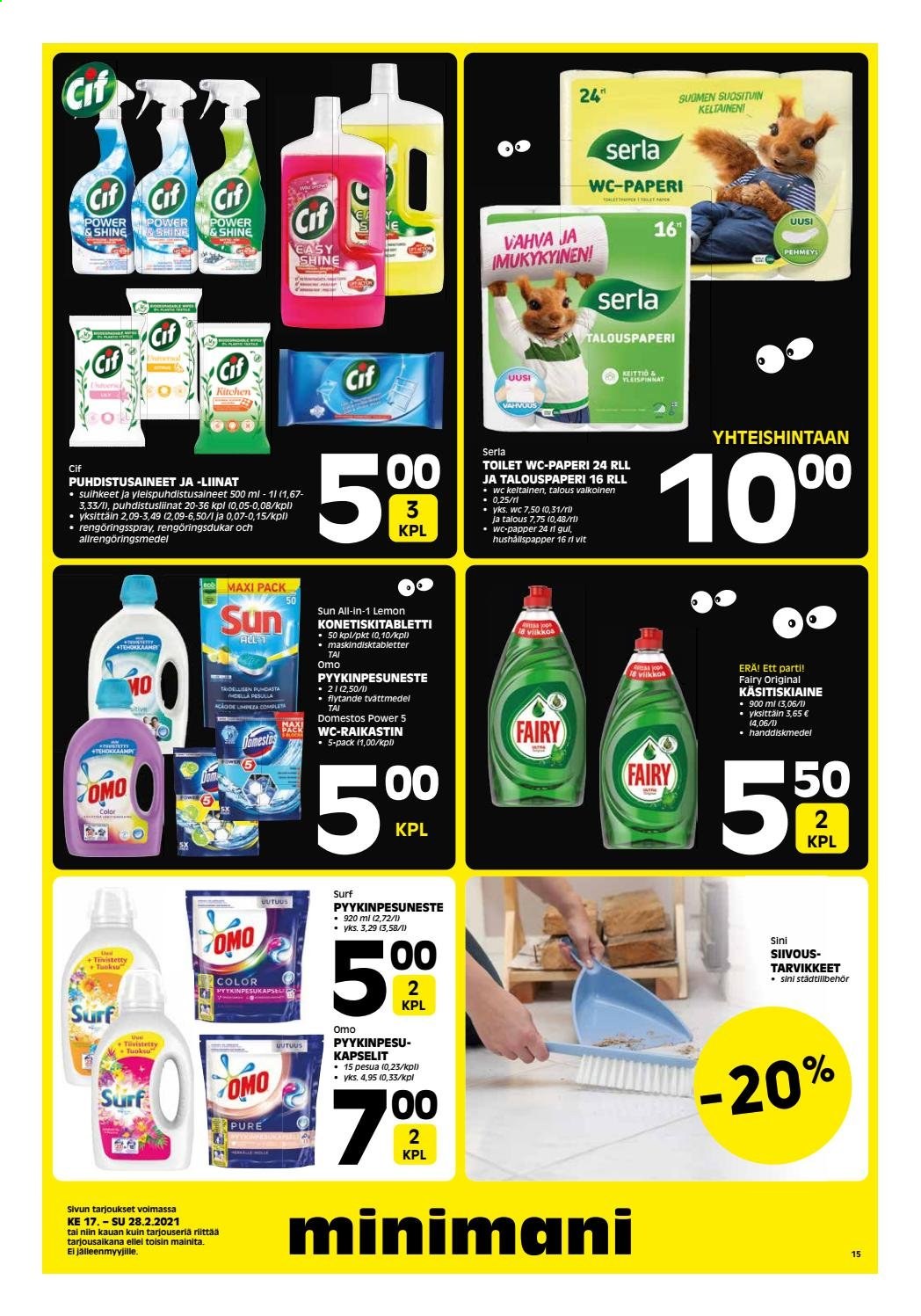 Minimani tarjoukset - 17.02.2021 - 28.02.2021. Sivu 15