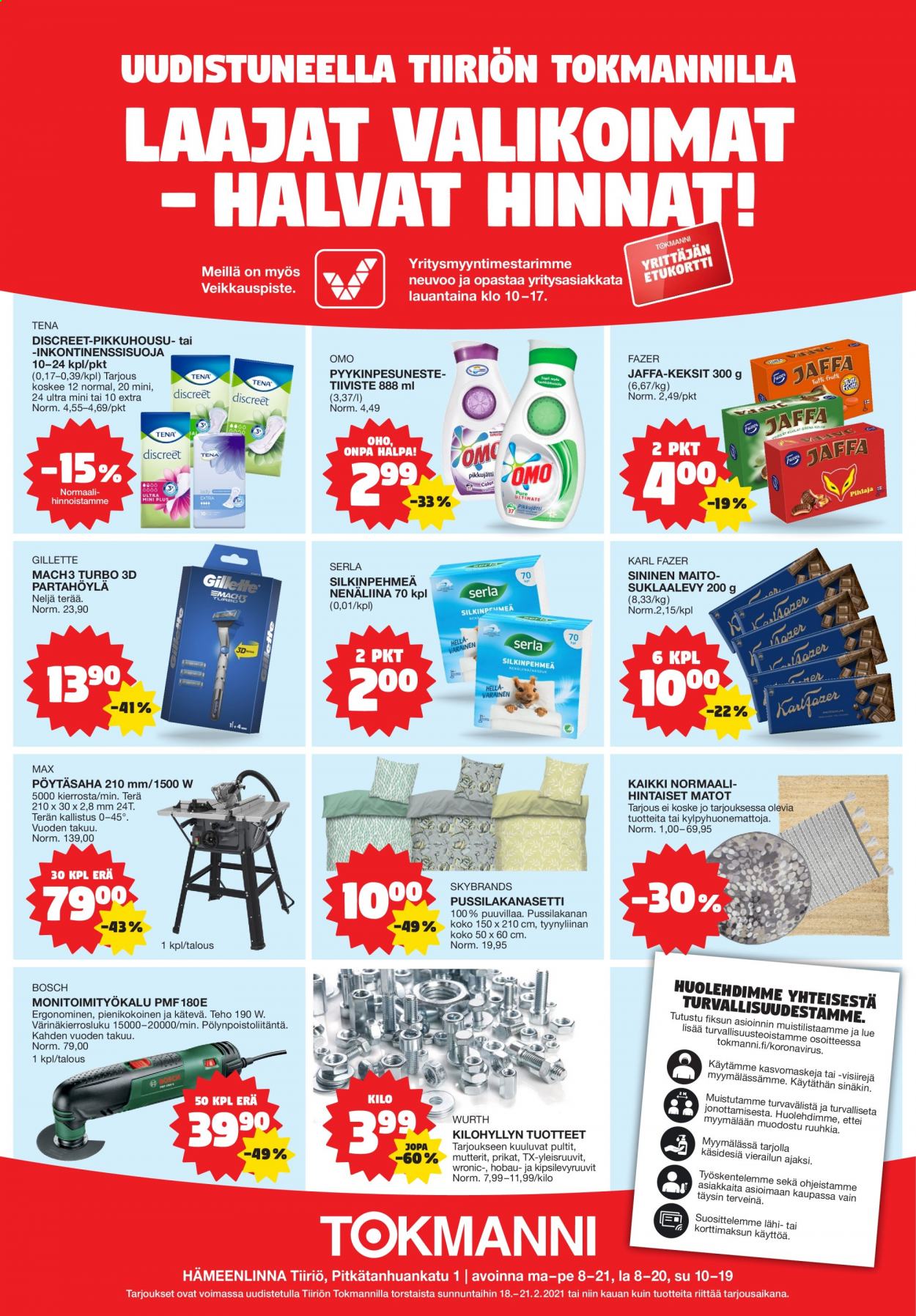 Tokmanni tarjoukset - 18.02.2021 - 21.02.2021. Sivu 1