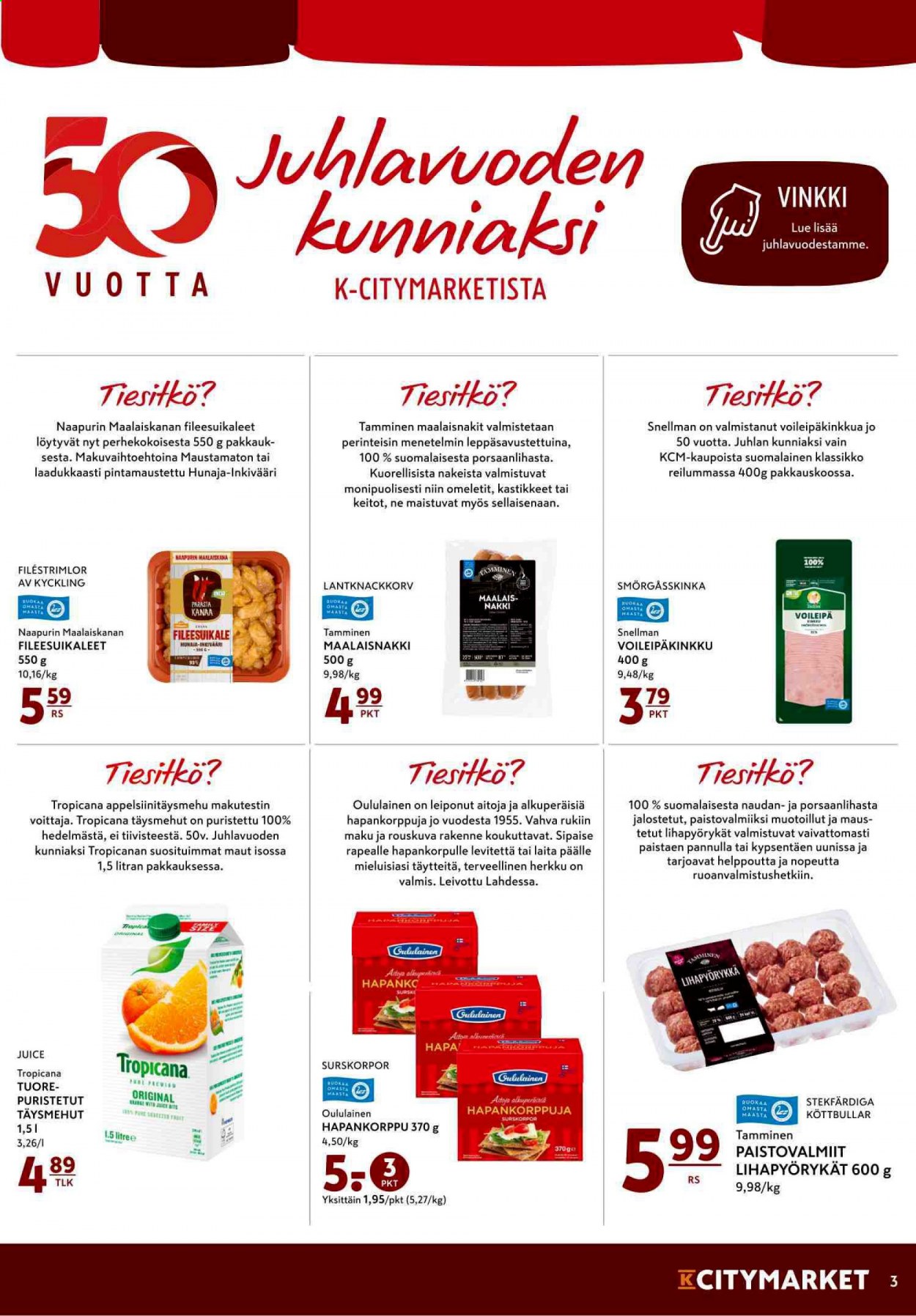 K-citymarket tarjoukset - 22.02.2021 - 24.02.2021. Sivu 3