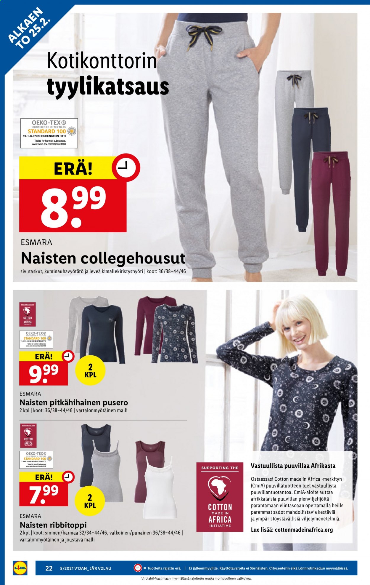 Lidl tarjoukset - 25.02.2021 - 03.03.2021. Sivu 22