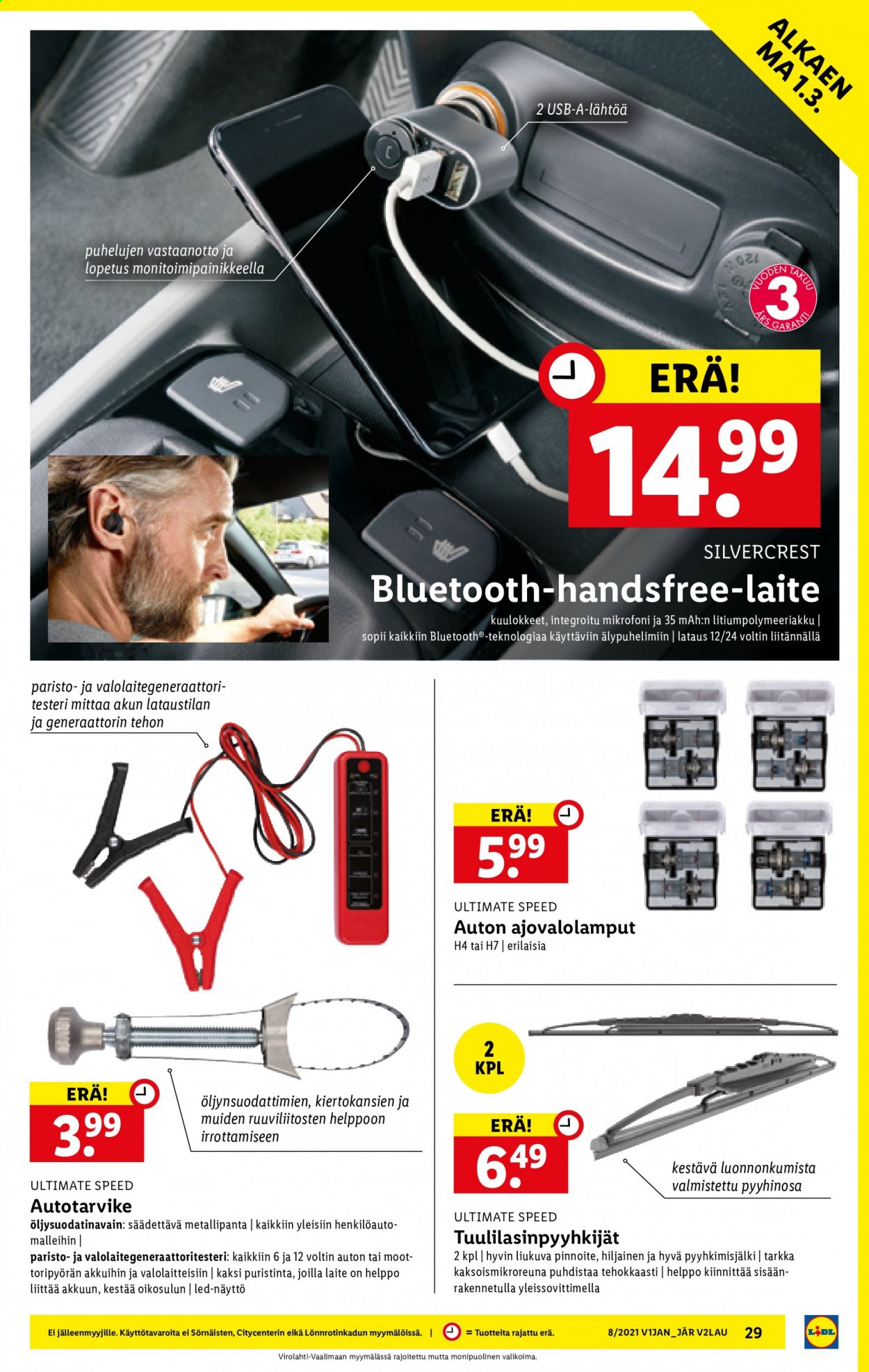 Lidl tarjoukset - 25.02.2021 - 03.03.2021. Sivu 29