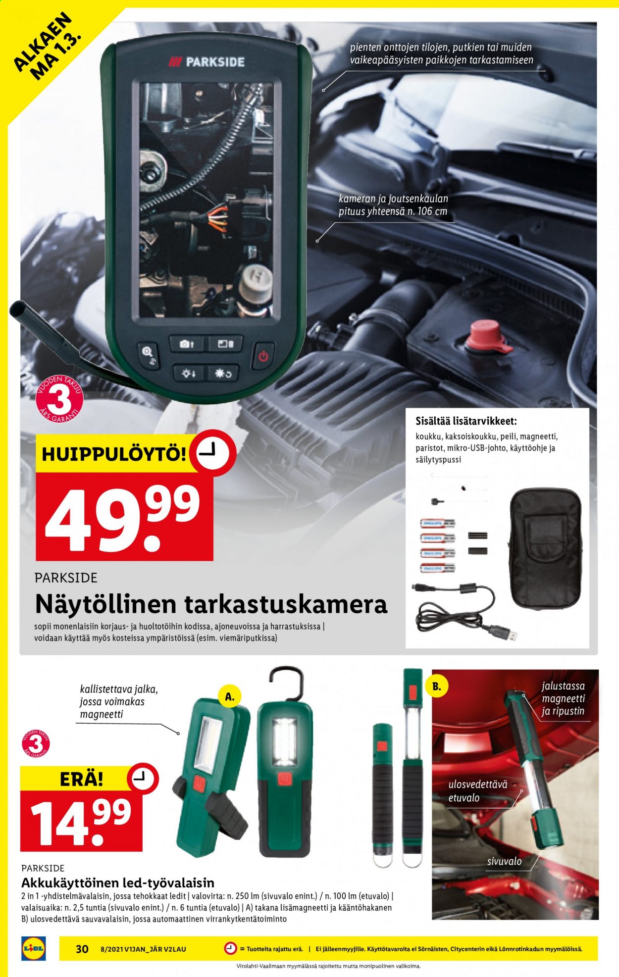 Lidl tarjoukset - 25.02.2021 - 03.03.2021. Sivu 30