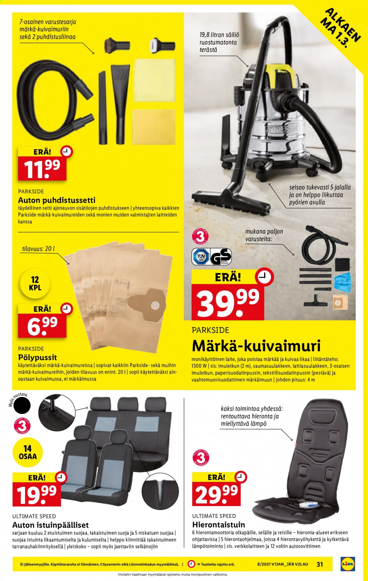 Lidl tarjoukset - 25.02.2021 - 03.03.2021. Sivu 31