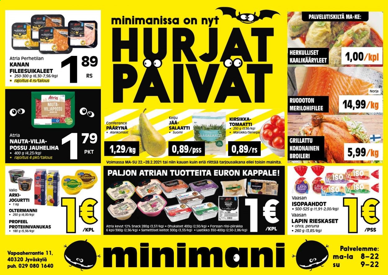 Minimani tarjoukset - 22.02.2021 - 28.02.2021. Sivu 1