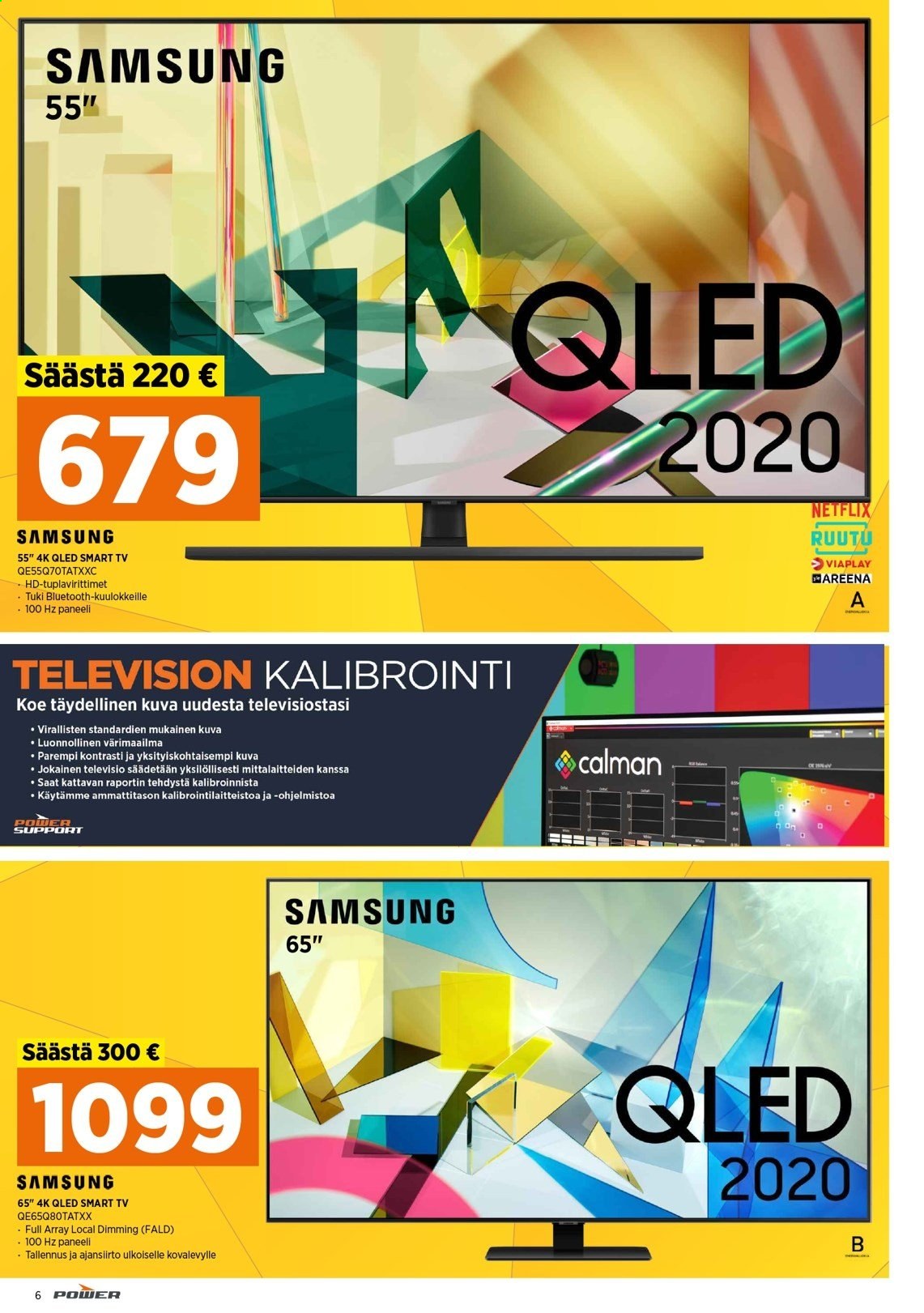 thumbnail - Power tarjoukset  - 22.02.2021 - 28.02.2021 - Tarjoustuotteet - Samsung, QLED TV, Smart TV, TV. Sivu 12.