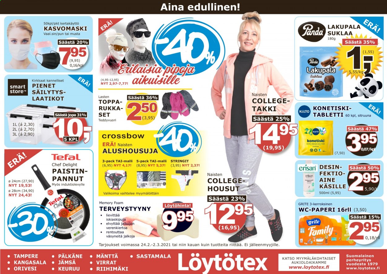 Löytötex tarjoukset - 24.02.2021 - 02.03.2021. Sivu 1