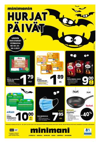 Minimani tarjoukset  - 24.02.2021 - 28.02.2021.
