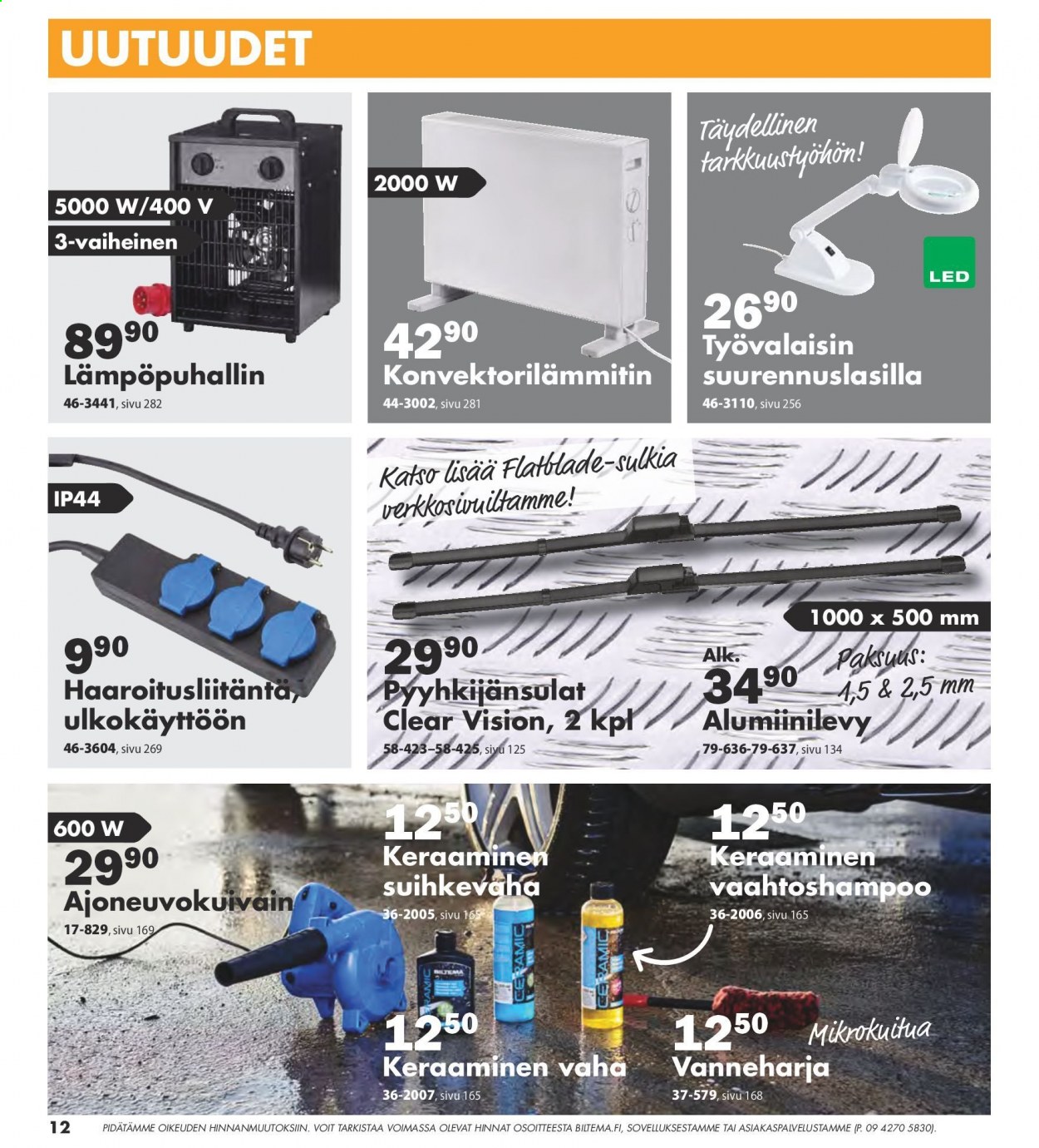 Biltema tarjoukset. Sivu 12