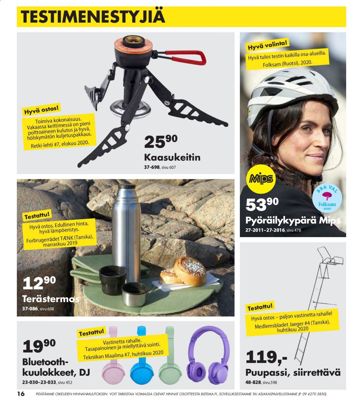 Biltema tarjoukset. Sivu 16