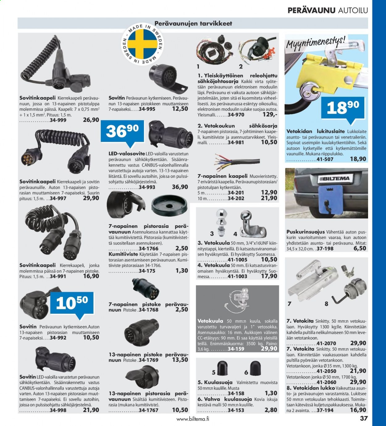 Biltema tarjoukset. Sivu 37