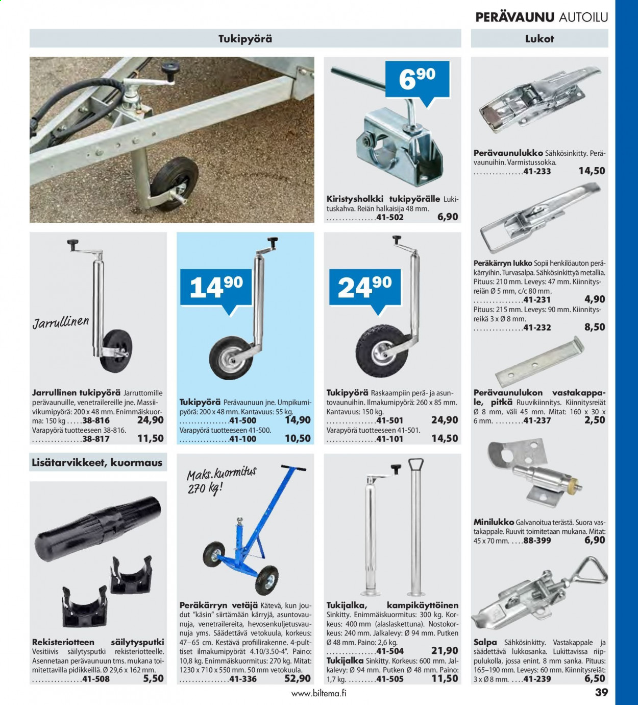 Biltema tarjoukset. Sivu 39