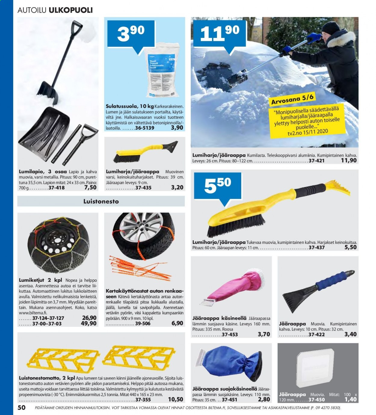 Biltema tarjoukset. Sivu 50