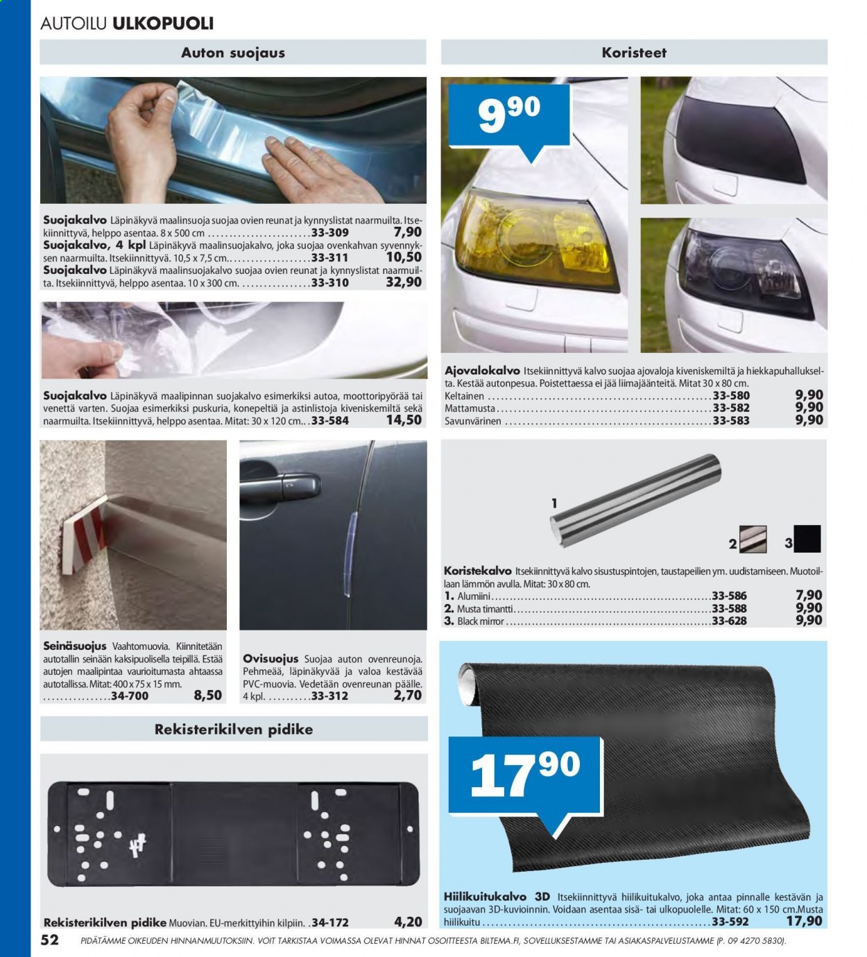 Biltema tarjoukset. Sivu 52