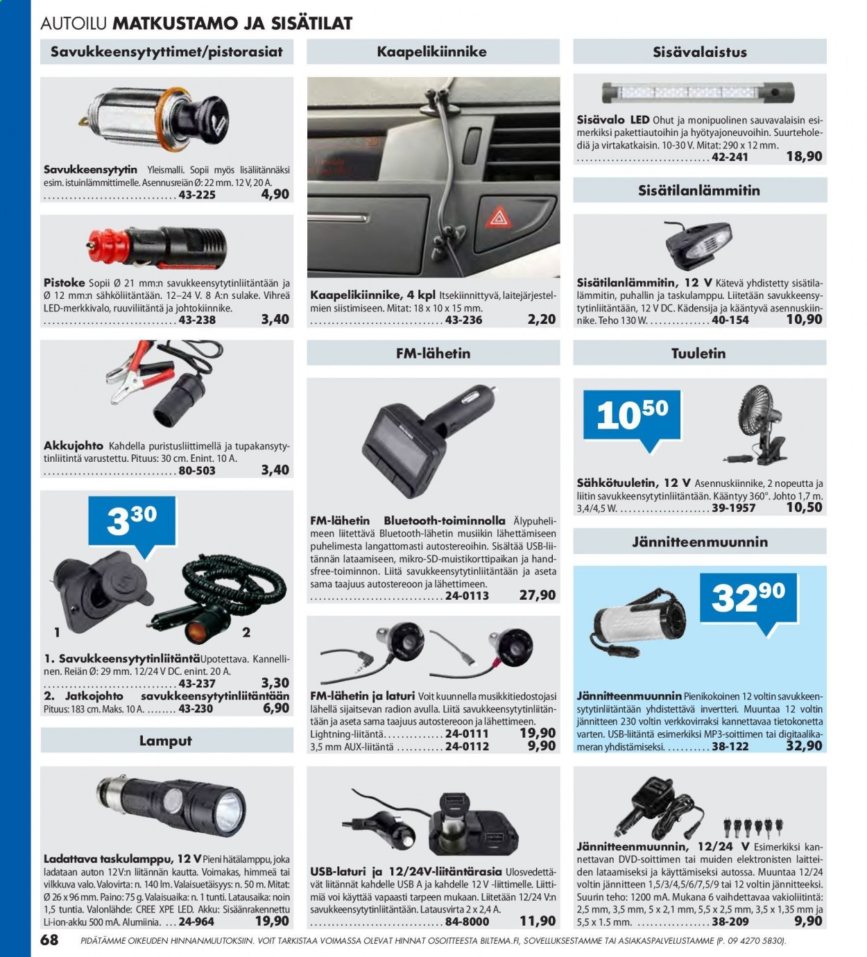 Biltema tarjoukset. Sivu 68