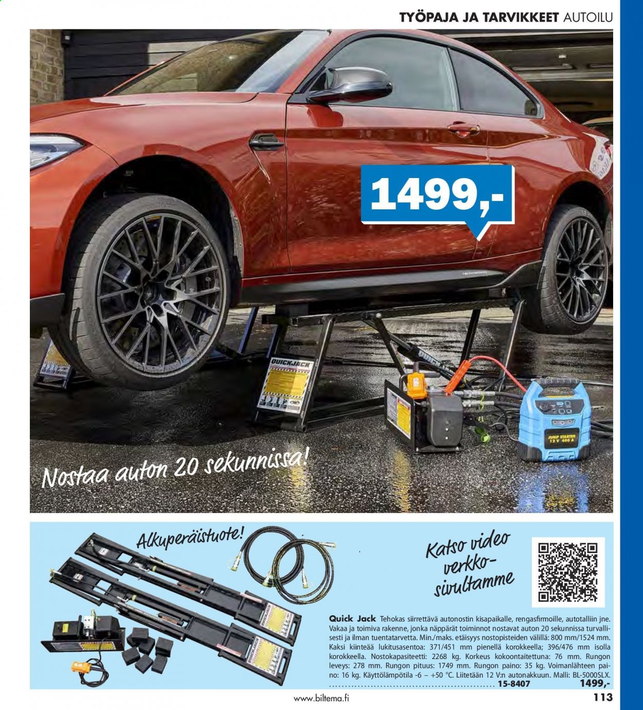Biltema tarjoukset. Sivu 113