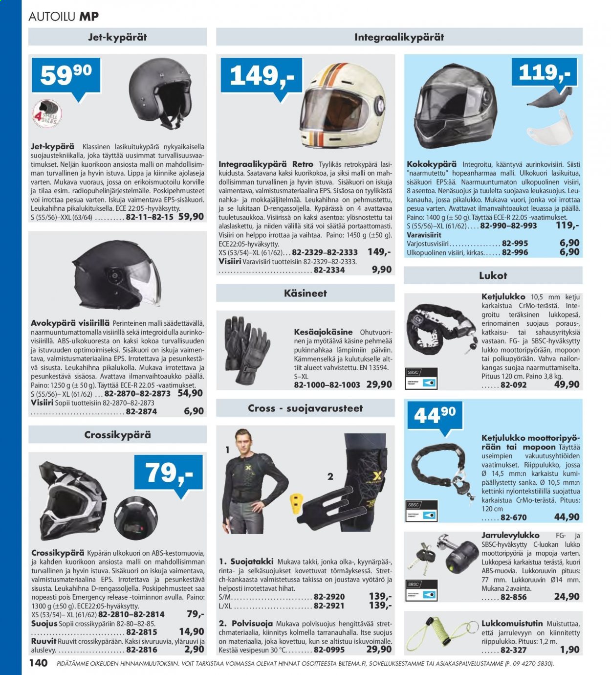 Biltema tarjoukset. Sivu 140