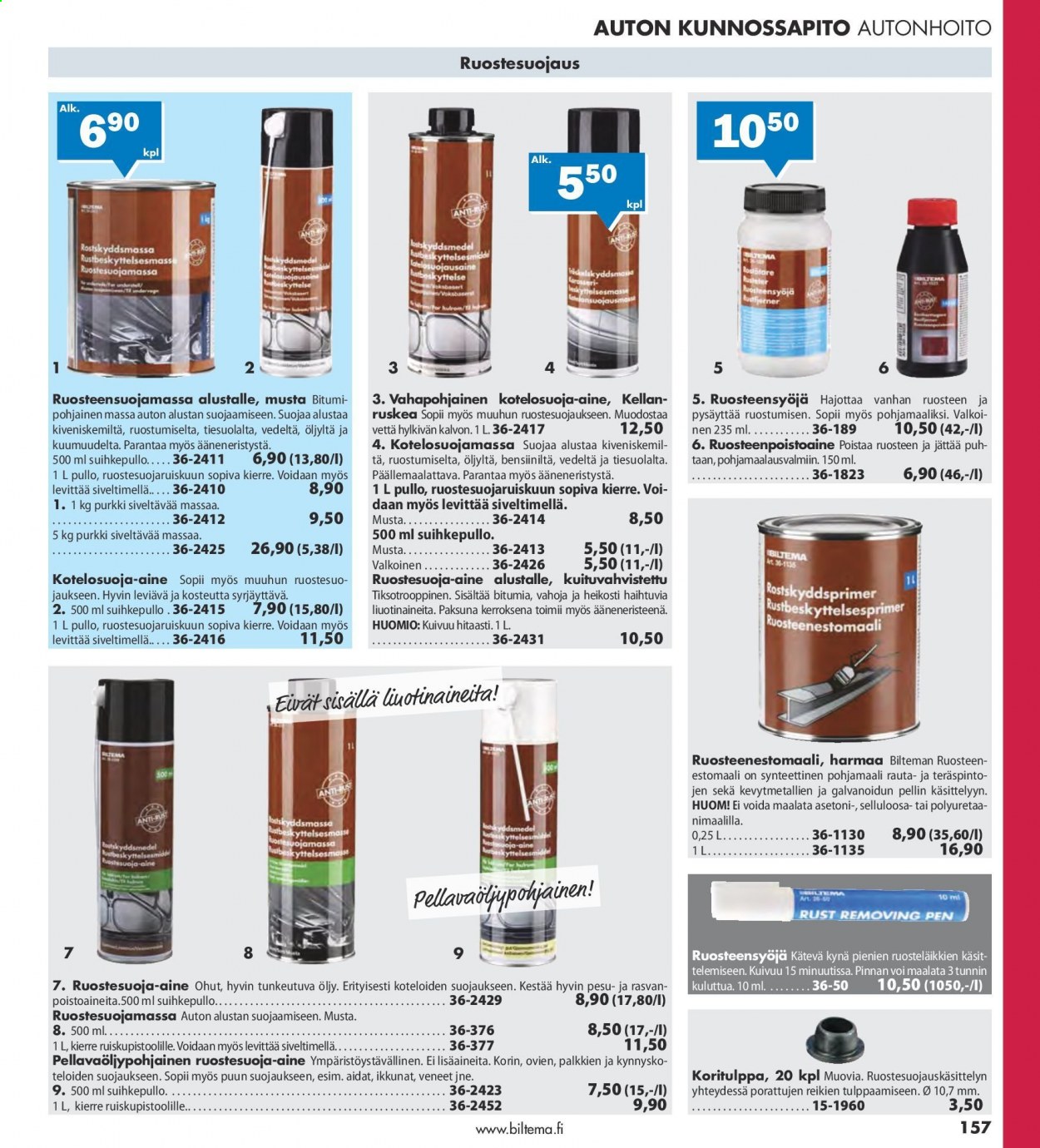 Biltema tarjoukset. Sivu 157