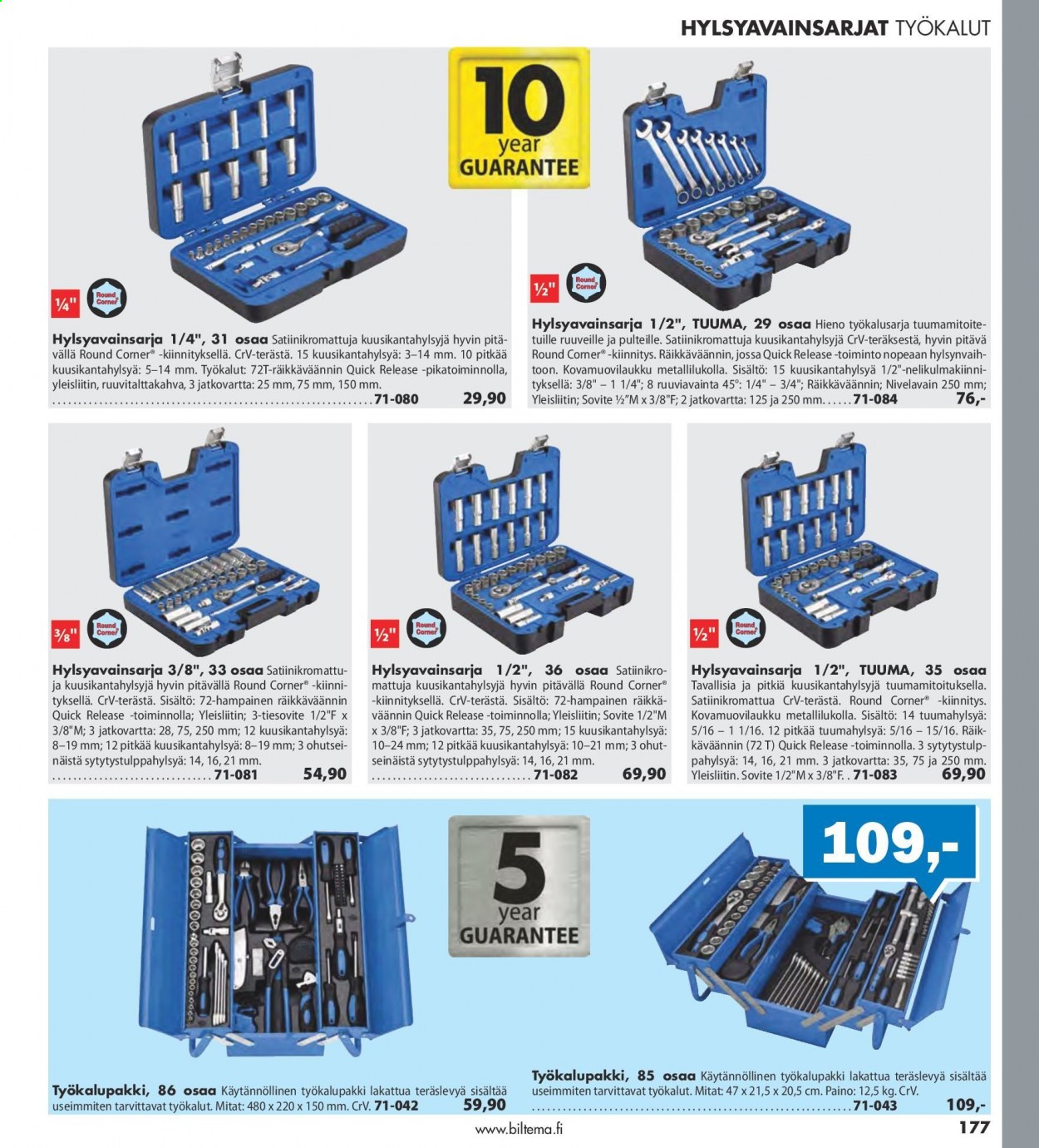 Biltema tarjoukset. Sivu 177