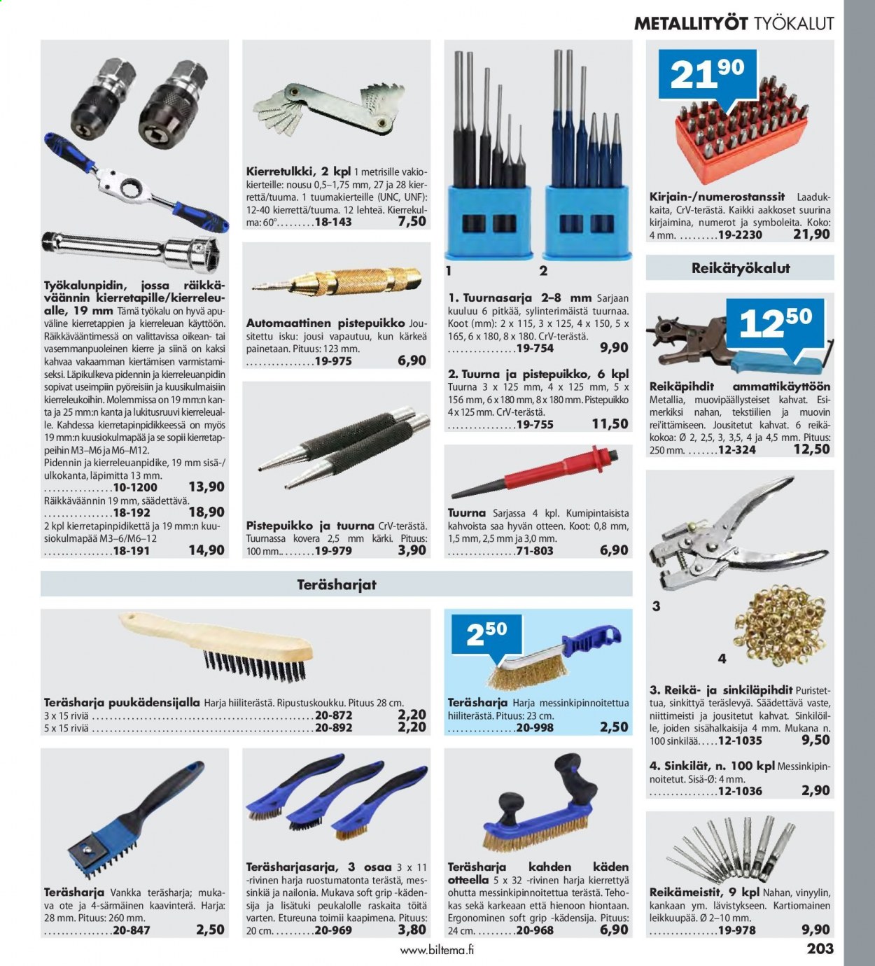 Biltema tarjoukset. Sivu 203
