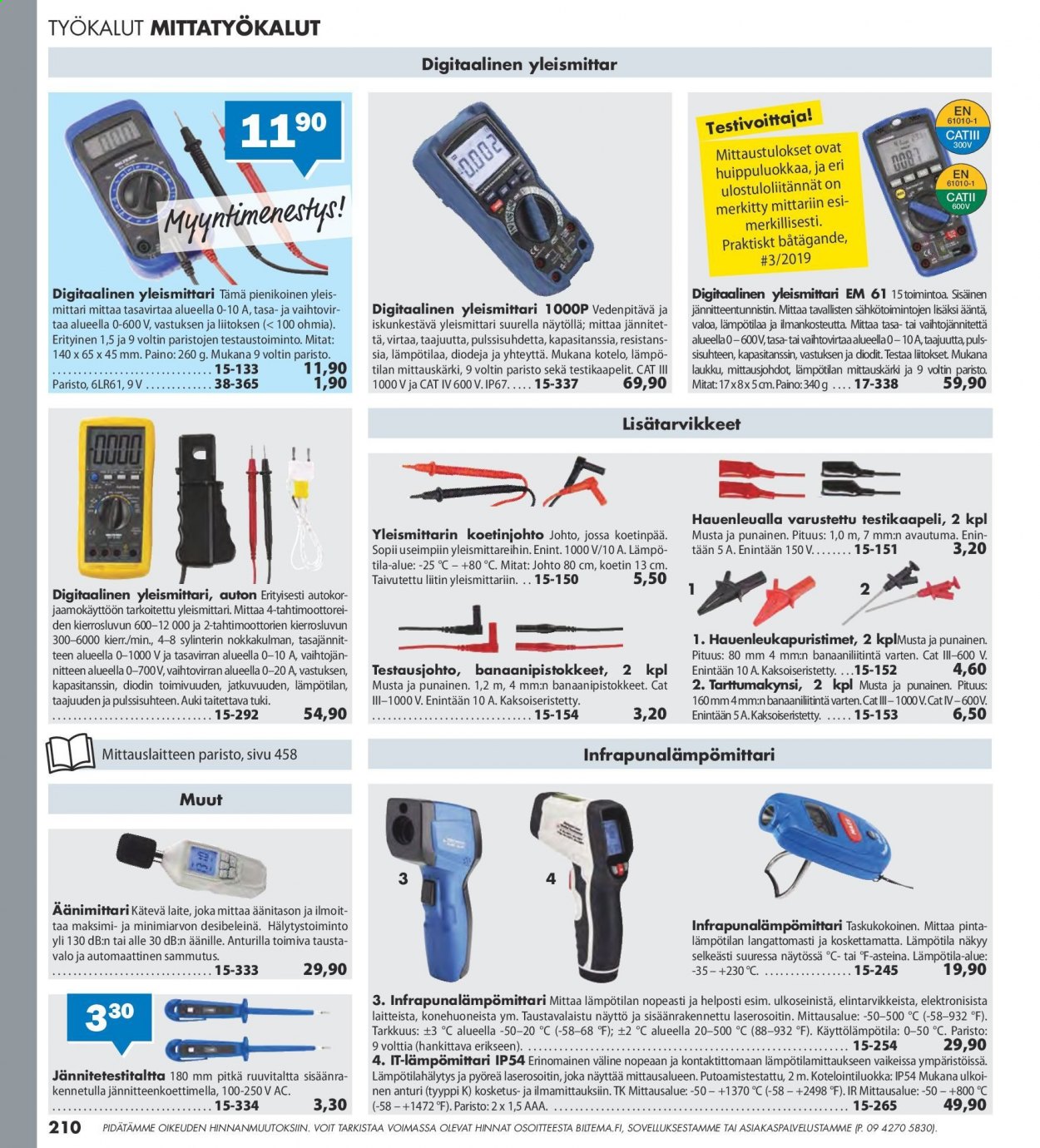 Biltema tarjoukset. Sivu 210