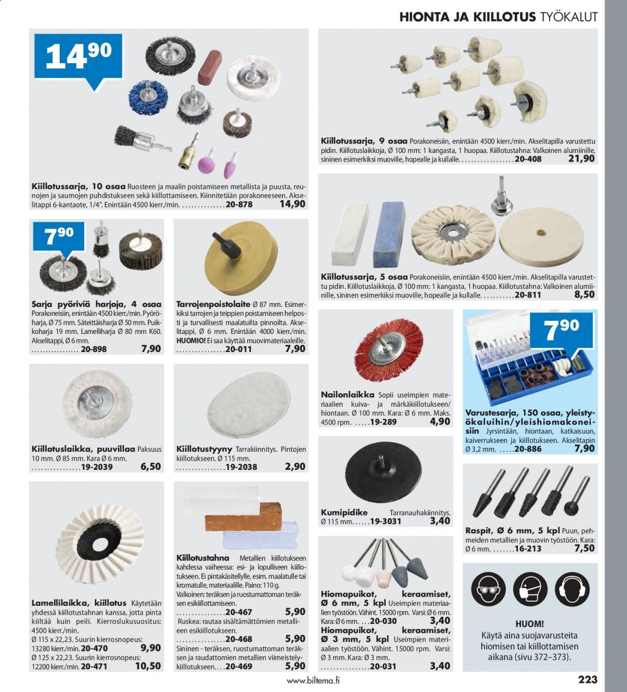 Biltema tarjoukset. Sivu 223