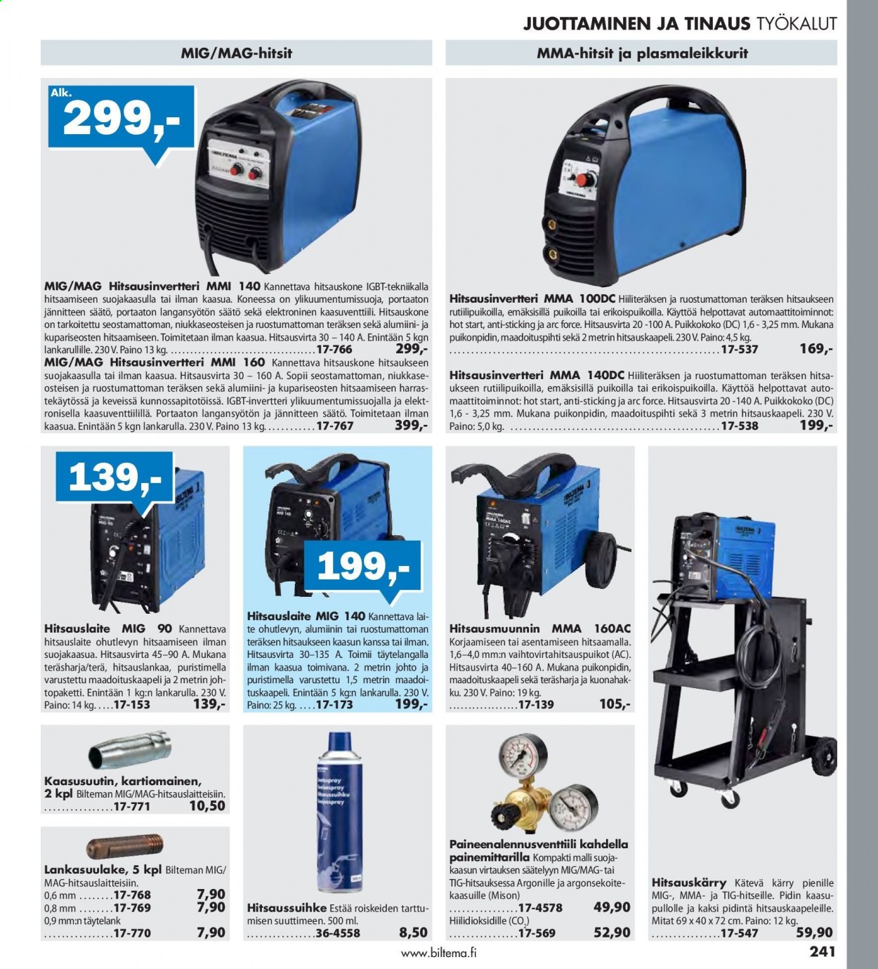 Biltema tarjoukset. Sivu 241